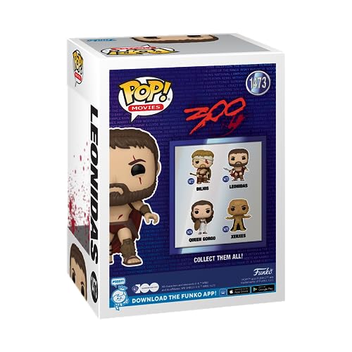 Funko Pop! Movies: 300- Leonidas - Sangriento - 300 The Movie - Exclusiva Amazon - Figura de Vinilo Coleccionable - Idea de Regalo- Mercancia Oficial - Juguetes para Niños y Adultos