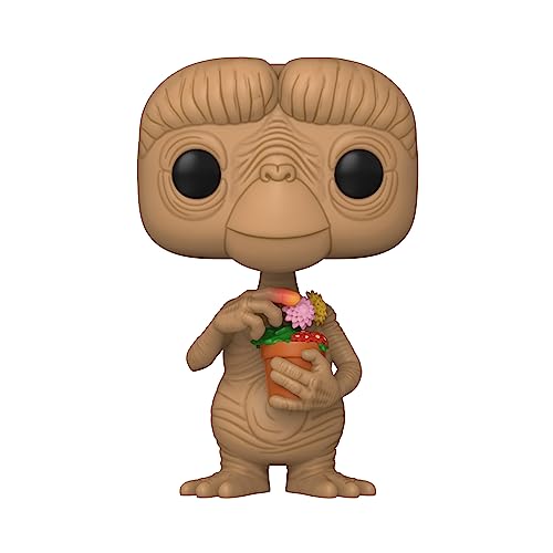 Funko Pop! Movies: E.T. 40th - E.T. With Flowers - E.T. - E.T. The Extra Terrestrial - Figura de Vinilo Coleccionable - Idea de Regalo- Mercancia Oficial - Juguetes para Niños y Adultos - Movies Fans