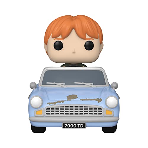 Funko POP! Ride Súper Deluxe: Harry Potter Chamber Of Secrets 20th - Ron Weasley Con Car - Figuras Miniaturas Coleccionables Para Exhibición - Idea De Regalo - Mercancía Oficial - Fans De Movies