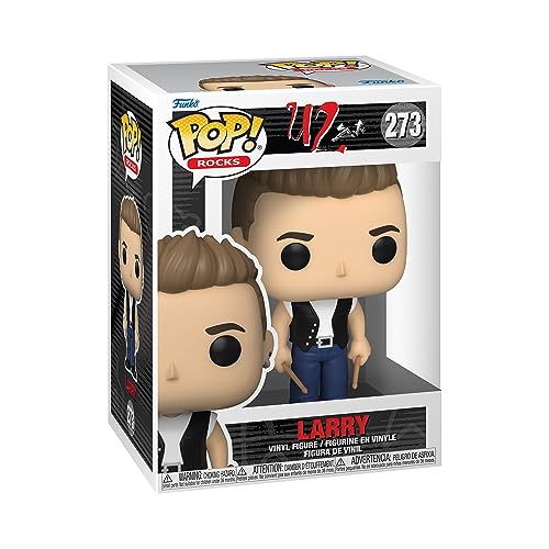 Funko Pop! Rocks: U2 - ZooTV - Larry Mullen Jr. - Figura de Vinilo Coleccionable - Idea de Regalo- Mercancia Oficial - Juguetes para Niños y Adultos - Music Fans - Muñeco para Coleccionistas