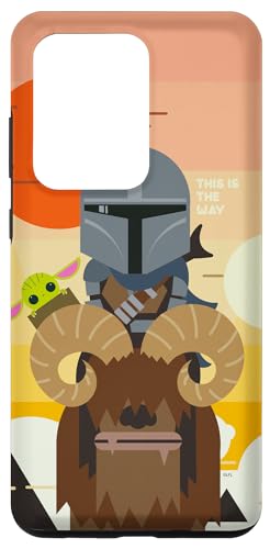 Galaxy S20 Ultra Star Wars The Mandalorian Mando and the Child Bantha Ride Case