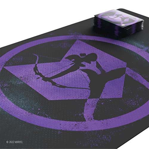 Gamegenic, Juego Marvel Champions Game Mat Hawkeye, Multilenguaje (Incluye Español)