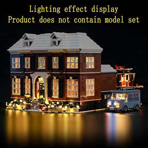 GEAMENT Kit de Luces LED Compatible con Lego Home Alone - Conjunto de luz para Ideas 21330 (Juego Lego no Incluido)