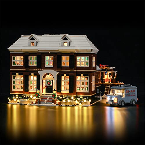 GEAMENT Kit de Luces LED Compatible con Lego Home Alone - Conjunto de luz para Ideas 21330 (Juego Lego no Incluido)