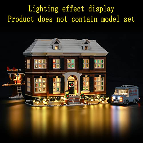 GEAMENT Kit de Luces LED Compatible con Lego Home Alone - Conjunto de luz para Ideas 21330 (Juego Lego no Incluido)