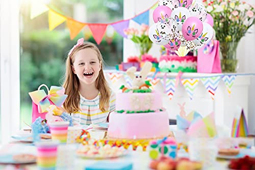 Globos de Unicornio, Globos de Fiesta, Globos de Látex, Globos Confeti Plateados, Para Niños Niñas Celebración de Party Decoraciones Cumpleaños Boda Bebé Bautizo Día de San