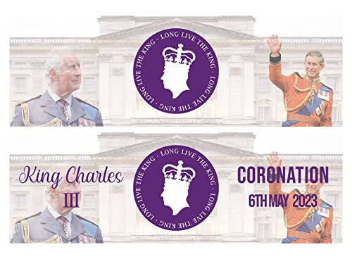 Handmade By Stukk King Charles III Coronation Banners Royal Long Live Crown Union Jack Party Decor