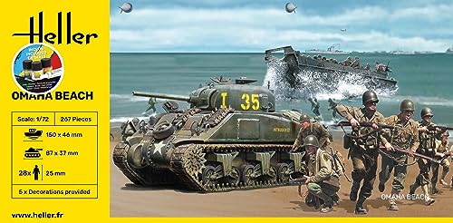 Heller - 1/72 Starter Kit Omaha Beach (6/23) *