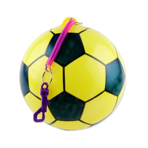 ibasenice 2 Piezas Practicar Fútbol En Solitario Practicar Futbol Fútbol Inflable Pelota De Entrenamiento Elástica Patada De Futbol Niños Entrenador Niño Pequeño Fútbol Americano