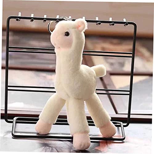 ibasenice 3 Piezas Llavero Lindo Carrete De Placa Peluche De Lindo Colgante De Peluche De Peluche Animal Favor De Fiesta De Llamas Bolsa De Mano Delicado Felpa Perder Decorar