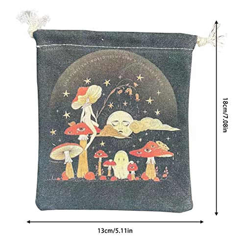 JINGLING 5 Runa Tarot, Bolsa Runa Tarot Bolsa con cordón | Bolsas Gruesas para Joyas Bolsa Protectora