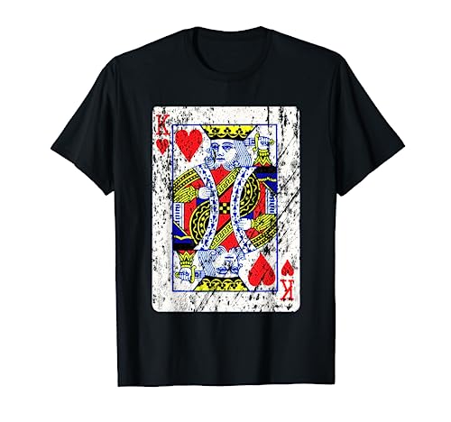 Juego de cartas Rey de Corazones Camiseta