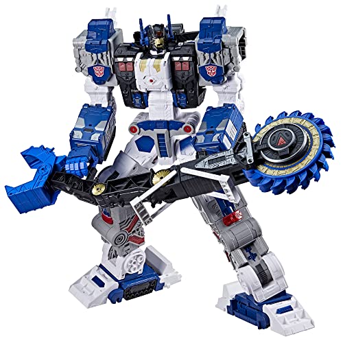 Juguetes Transformers Generations - Legacy Series - Clase Titán - Figura de Cybertron Universe Metroplex de 55,5 cm - A Partir de 15 años, F2986