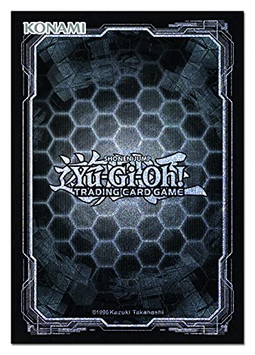Konami - Fundas protectoras para tarjetas estándar Yu-Gi-Oh, color negro, Kondhcs