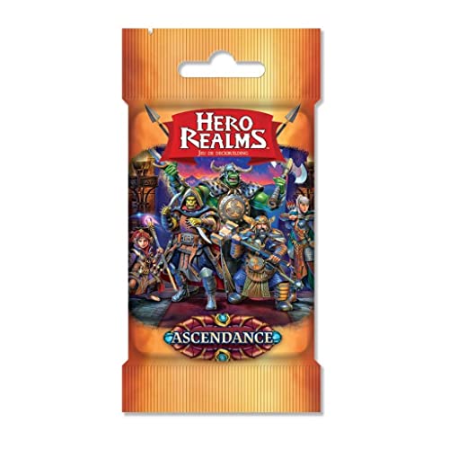 Lote Hero Realms 3 Decks: Ascendencia + Boss Liche + Boss Dragon versión francesa + 1 abrebotellas Blumie (Liche Dragon Ascendance)