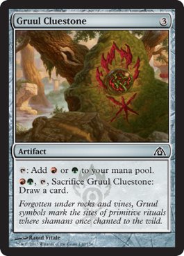 Magic The Gathering Gruul Cluestone - Pietraindice Gruul - Dragon's Maze