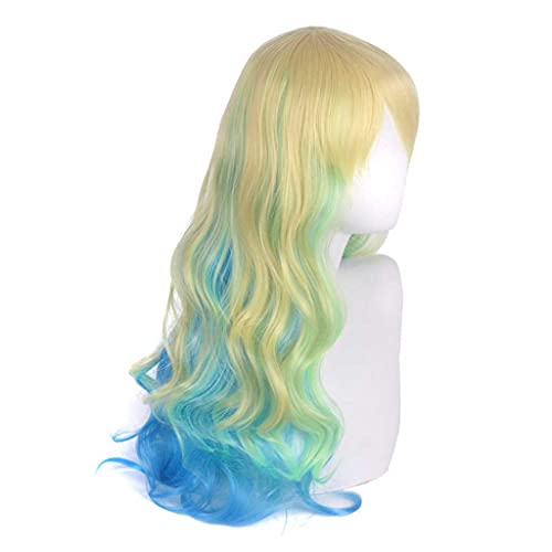 MAOMA Peluca de Miss Kobayashi's Dragon Maid Lucoa,Peluca Cosplay Anime Juego de rol de Halloween Party Cosplay Wig(Color:Style 2)