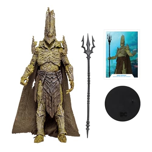 McFarlane Bandai DC Multiverse King Kordax - Figura de acción de 7 Pulgadas, increíblemente Detallada Brute Conqueror con Ultra articulación TM15542