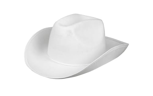 MIMIKRY Disfraz de 3 piezas para mujer Country Western rosa con sombrero de vaquero, muñeco de película, Rodeo 36