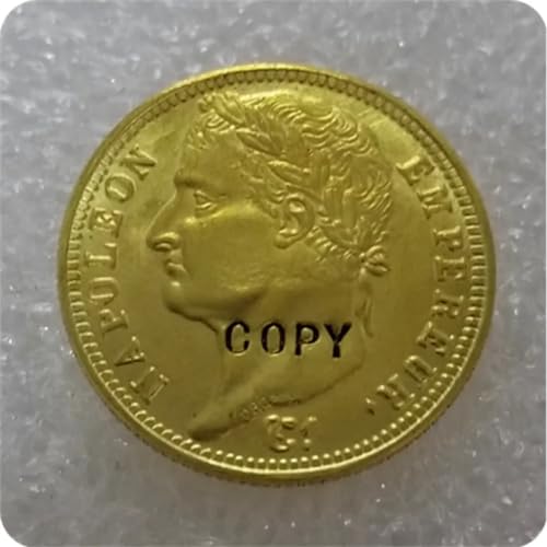 Moneda Conmemorativa Francia, Napoleón I, 20 francos, 1809 Monedas de Oro