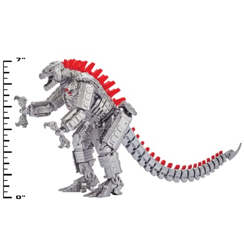 MonsterVerse MNG10000 Godzilla vs Kong 7' Deluxe Figures with Sounds-Battle Roar Mechagodzilla, Multi Colour, 7 Inch