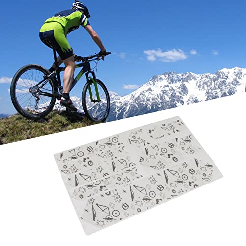 MR Double Carbon Bike Frame Sticker Mountain - Juego De Pegatinas Protectoras 3D para Resistencia Al Impacto Y Cinta Protectora Decorativa para Cuadro De Bicicleta(Samurai Frame)