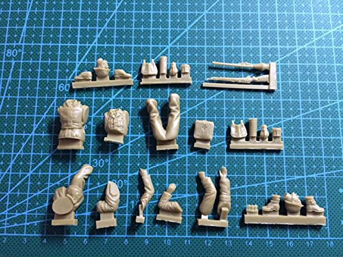 PANGCHENG 1/35 SANITATER Figura de médico y Soldado herido Figura histórica Kit de Resina sin Montar sin Pintar