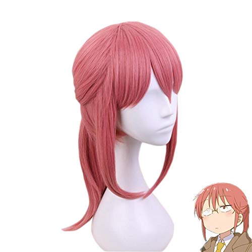 Peluca rosa de Miss Kobayashi's Dragon Maid Kobayashi, disfraz de Cosplay, peluca de pelo sintético resistente al calor, pelucas de fiesta para mujer, pelucas de juego de rol Mz-084