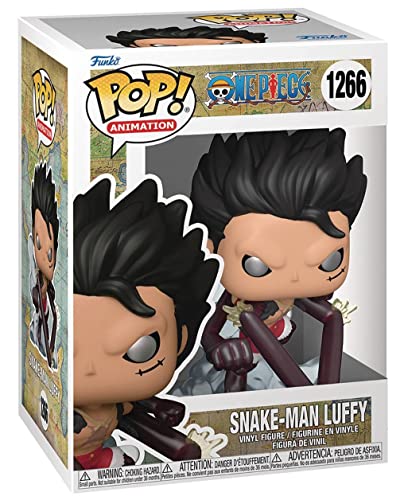 POP One Piece - Figura de vinilo de Snake-Man Luffy Funko (incluida con funda protectora de caja compatible), multicolor, 3.75 pulgadas