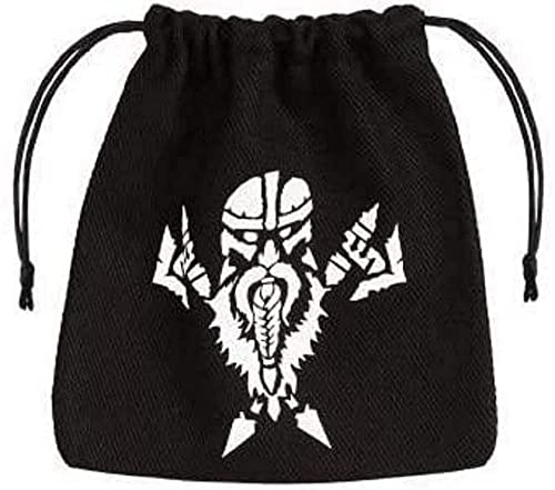 Q WORKSHOP Dwarven Black & White Dice Bag