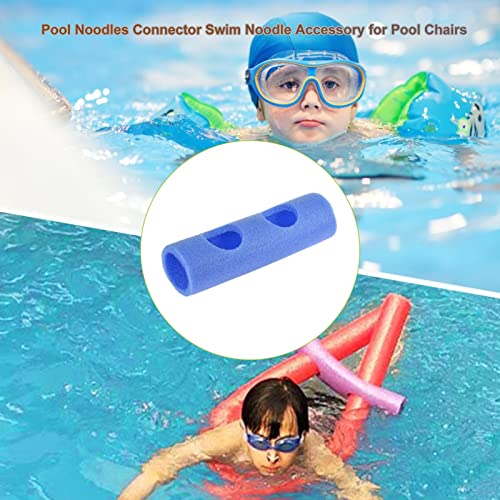 qiyifang Conectores de fideos para piscinas, constructor de conectores de espuma de fideos para piscina, conector de silla flotante con agujeros cruzados, constructor de conectores de espuma de fideos