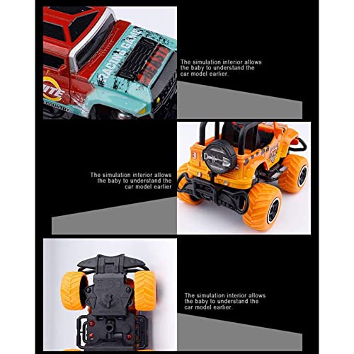 RC Buggy modelo de dibujos animados coche de juguete de control remoto corredor con dirección completa y función turbo rápida 1: 43 escalas edades 3+ años, B