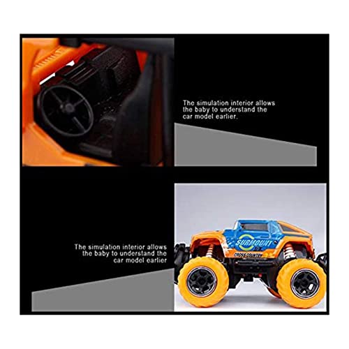 RC Buggy modelo de dibujos animados coche de juguete de control remoto corredor con dirección completa y función turbo rápida 1: 43 escalas edades 3+ años, B