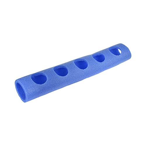 Richolyn Conector Fideos - Conector Silla Flotante Piscina 0-7 Orificios,Conector Manga Azul, Junta conexión Constructor Fideos, construcción Bricolaje Juguete