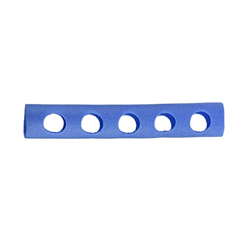 Richolyn Conector Fideos - Conector Silla Flotante Piscina 0-7 Orificios,Conector Manga Azul, Junta conexión Constructor Fideos, construcción Bricolaje Juguete