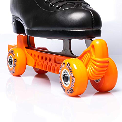 Rollergard ROC-N Figure - Protector de patinaje para patines, color naranja neón