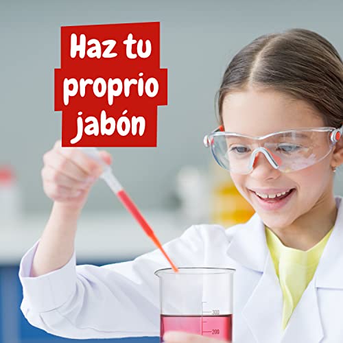 Science4you Kit Fábrica Jabones Caseros Perfumados para Niños 7 8 9 10 11 12+ Años - Incluye Moldes, Base de Jabón - Juego de Experimentos y Manualidades