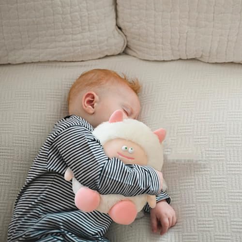 Sekemure - Peluche de peluche de peluche para niños (Kawaii, suave, de piel larga, peluche tierno, regalo de cumpleaños para los que duermen, almohada Kawaii para cama durmiente)