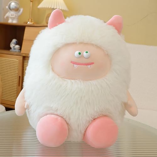 Sekemure - Peluche de peluche de peluche para niños (Kawaii, suave, de piel larga, peluche tierno, regalo de cumpleaños para los que duermen, almohada Kawaii para cama durmiente)