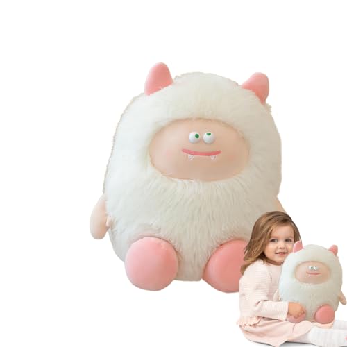 Sekemure - Peluche de peluche de peluche para niños (Kawaii, suave, de piel larga, peluche tierno, regalo de cumpleaños para los que duermen, almohada Kawaii para cama durmiente)