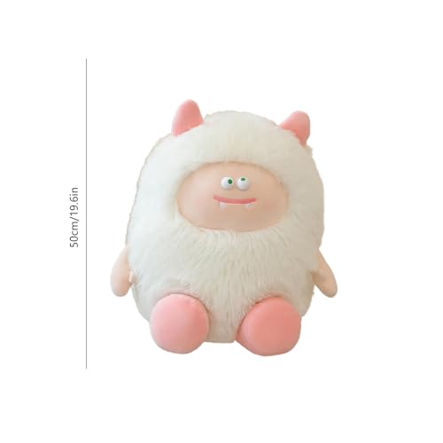 Sekemure - Peluche de peluche de peluche para niños (Kawaii, suave, de piel larga, peluche tierno, regalo de cumpleaños para los que duermen, almohada Kawaii para cama durmiente)