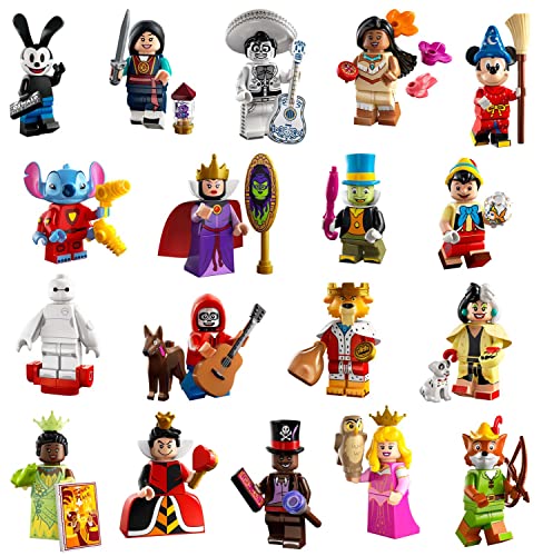 Selección: Lego 71038 Minifiguras – Disney 100 años – Minifigures coleccionables Disney Figuras + postal gratis (17 – Baymax)