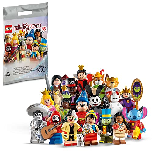 Selección: Lego 71038 Minifiguras – Disney 100 años – Minifigures coleccionables Disney Figuras + postal gratis (17 – Baymax)