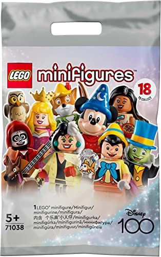 Selección: Lego 71038 Minifiguras – Disney 100 años – Minifigures coleccionables Disney Figuras + postal gratis (17 – Baymax)