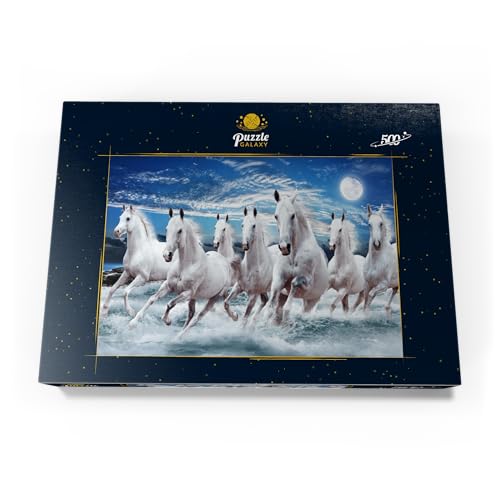 Siete Caballos Al Galope - Premium 500 Piezas Puzzles - Colección Especial MyPuzzle de Puzzle Galaxy