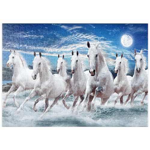 Siete Caballos Al Galope - Premium 500 Piezas Puzzles - Colección Especial MyPuzzle de Puzzle Galaxy