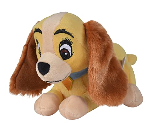 Simba- Peluches Disney Animal Friends 17cm, 6 modelos disponibles, Dumbo, Simba, Bambi, Marie, Tambor, Lady, Se envía una unidad aleatoria, Adecuado para Todas las Edades (6315876253)