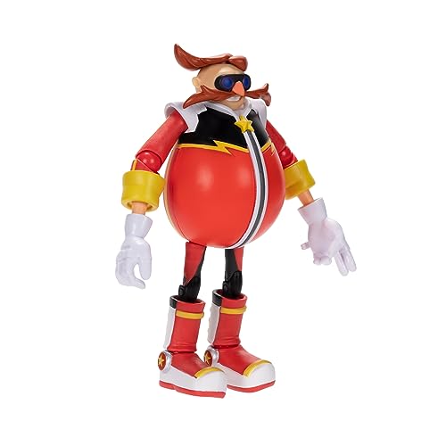 Sonic Prime Figura de acción articulada Mr. Dr. Eggman de 5 Pulgadas Cualquier fanático. Colecciona Todo el Grupo con Sonic, Tails Nine y Thorn Rose Disponibles también