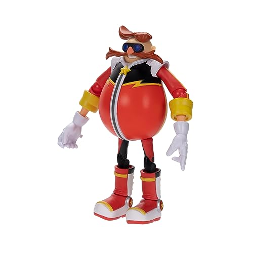 Sonic Prime Figura de acción articulada Mr. Dr. Eggman de 5 Pulgadas Cualquier fanático. Colecciona Todo el Grupo con Sonic, Tails Nine y Thorn Rose Disponibles también