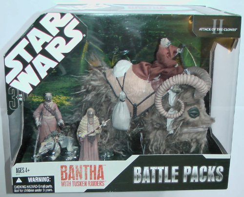 Star Wars Battle Packs Bantha with Tusken Raiders